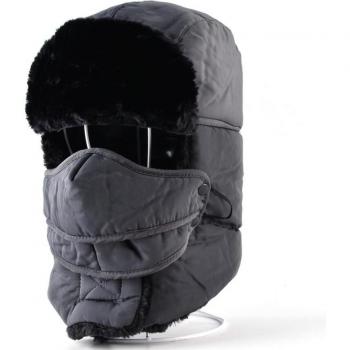 Faux Fur Outdoor Snow Hat with Ear Flaps