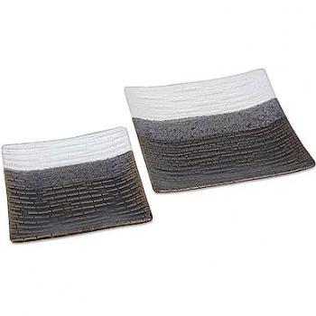 Centros cuadrados cerámicos 27cm y 22cm Prometeo