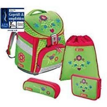 4‑teiliges Schulranzen‑Set Country Flower – Bequem & Stilvoll