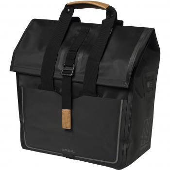 Basil Urban Dry Shopper Fahrradtasche, Schwarz, 34 x 16 x 48 cm