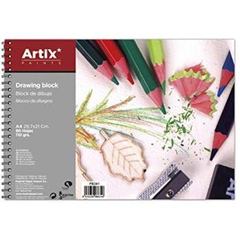 DiseñoPro 70 Hojas 110 g – Papel Grano Fino con Espiral