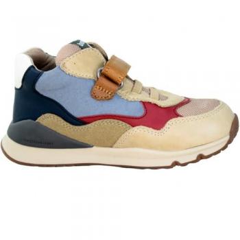 Botines Biomecanics Urban Elástico Arena, tipo: Botines, características: Abotinados, casual, de piel infantiles, plantilla extraíble, combinación de colores (naranja), talla 30