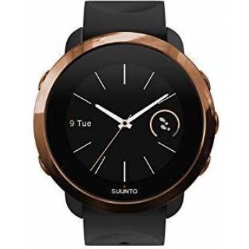 Suunto Unisex 3 Sport Watch – Black/Copper, Universal Fit