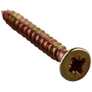 26‑Pack Am-Tech Z0250 3 mm × 25 mm Chipboard Screws