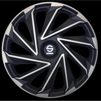 Varese 16″ Hubcap Kit – Sparco SP1680SVBK (Silver/Black)
