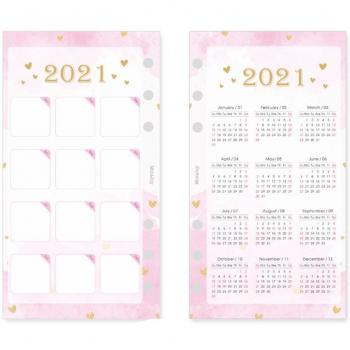 A5 A6 A7 Cute Monthly Planner Card