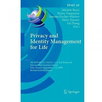 Privacy and Identity Management for Life