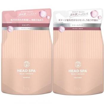 Deep Head Spa: Refills de Tratamiento Relax x Shine – Pack Dual en Tono Rosa