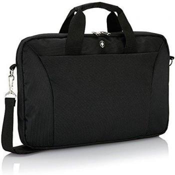 SWISS PEAK® Tragetasche für 15,4 Zoll Notebook – Tiefschwarz