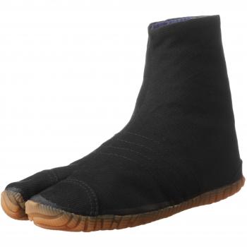 Schwarze Jog-Tabi-Kinderfußschuhe Magic Jikatabi 10061