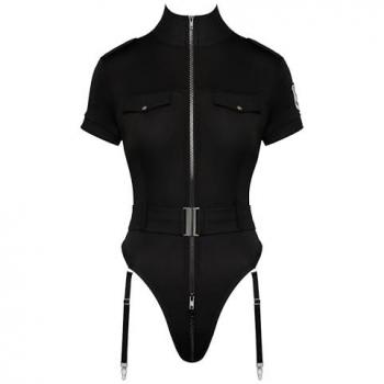Cottelli Kostüm Police Body L – Strapse & Reißverschluss