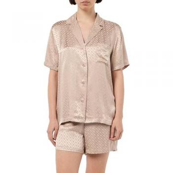 BOSS Bequemer Pyjama 50535750 Beige Regular Fit