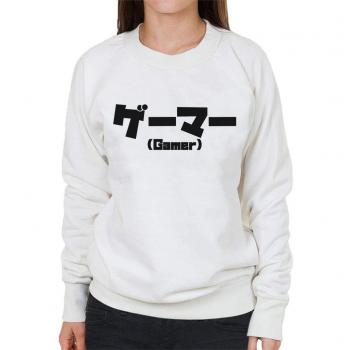 White Cloud City 7 Gamer Kanji Tee for Women