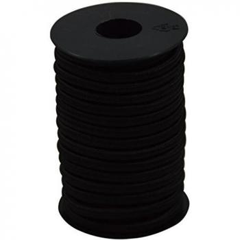 006004066 Nero Treccia Elastica Corderie Italiane