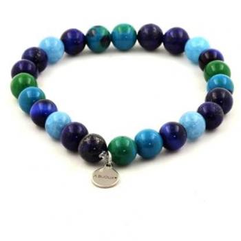 Pendentif Minéral Bleu Céleste
