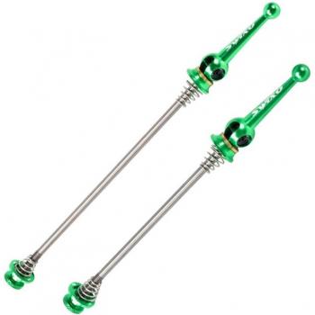 Brochetas de titanio CNC para bicicleta de montaña, 1 par, ligeras y de liberación rápida
