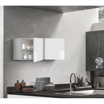 Vetrina Cubo Sospeso – Bianco Luminoso