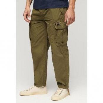Pantalón holgado Parachute verde Superdry para hombre