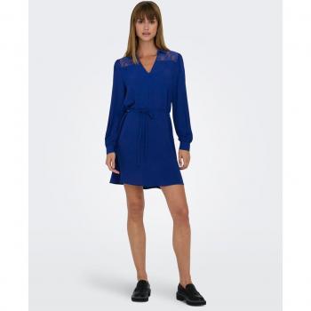 JDY Everyday Dress 15308123 Blue Regular Fit M Damen