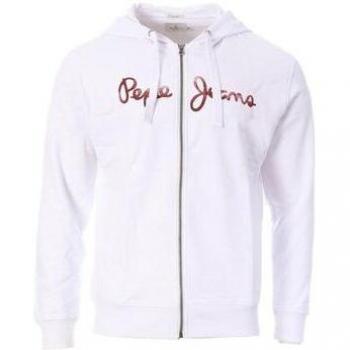 Hoodie Blanc Homme Pepe Jeans Alber