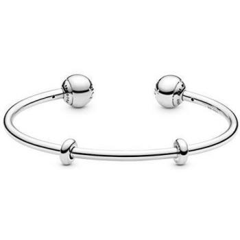Bracelet Jonc Ouvert Pandora Moments – Édition Argent