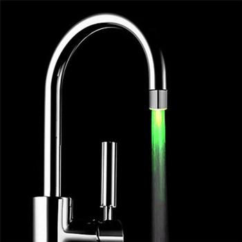 Grifo de agua con sensor de temperatura y 7 colores de iluminación