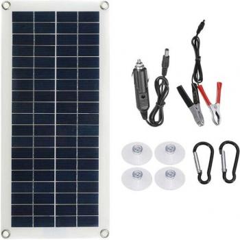 Flexible 10W Solar Panel for Camping with Dual USB