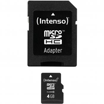 Intenso 4 Go microSDHC Class 10 – Modèle 3413450