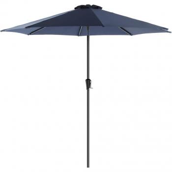 Copertura solare d'esterno UPF 50+, inclinabile a manovella, colore blu