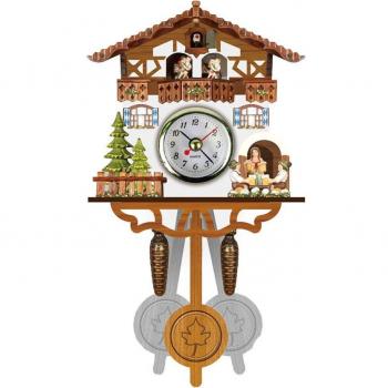 Reloj de Pared Vintage con Pájaro