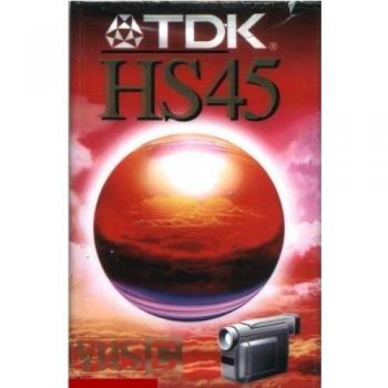 TDK HS45 Cassette Vierge VHSC PAL SECAM Caméscope NEUVE EMBALLÉE SCELLÉE