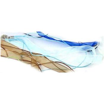 Les Trésors De Lily Dekoratives Tüllband Blau 45 cm