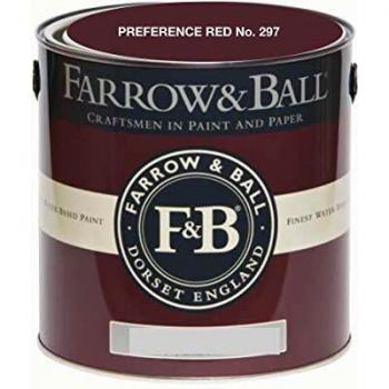 Farrow & Ball Preference Red No. 297 Estate Matt Emulsion 2.5L