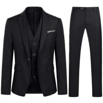 Traje Elegante Casual para Hombre con Chaleco