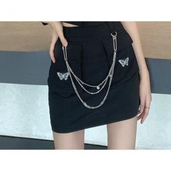 Atuendo Alto Cintura Punk con Chaqueta