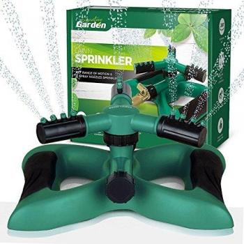 Signature Garden Degree Rotation Three Arm Sprinkler