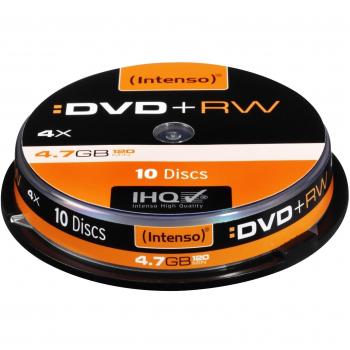 DVD+RW Intenso 4.7GB 4x 10 piezas