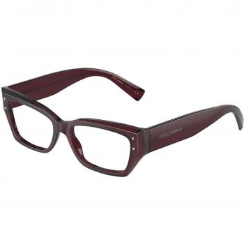 Dolce & Gabbana DG3387 Damenbrille Quadrat lila 3045