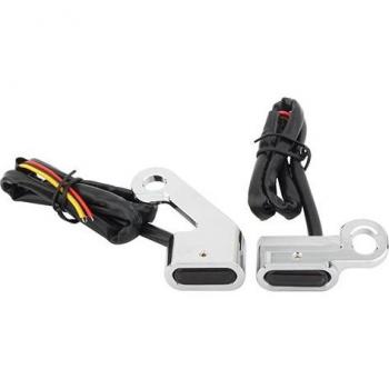 Intermitentes LED Ámbar para Harley Softail FXSB FXBB FLSS