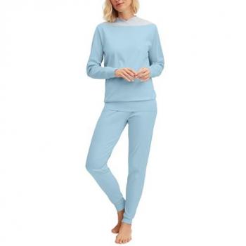 CALIDA Damen Pyjama aus Schweizer Baumwolle