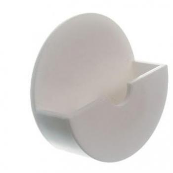 Self-Adhesive White Plastic Plug Holder Tidy Stick