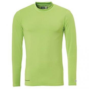 Uhlsport Distinction Long Sleeve Base Layer Green Flash XL