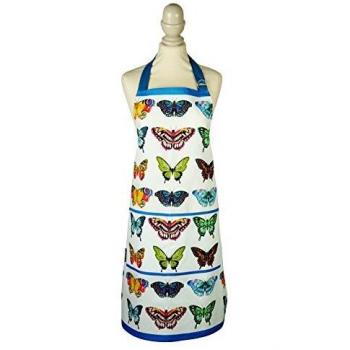 Churchill‑Style Harlequin Butterfly Apron