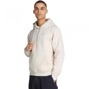 Sweatshirt Tommy Jeans beige clair avec capuche