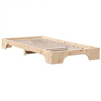 Lit en pin massif 207 x 87 x 17 cm