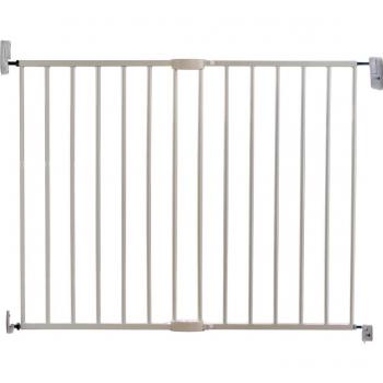 Porte Extensible de Sécurité Lindam en Métal – Blanc – 72 cm x 62-102 cm – Pour Bébé et Enfant