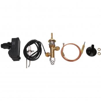 Kit de sécurité pour foyer au gaz propane avec allumage à bouton-poussoir