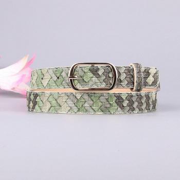 Ceinture casual multicolore pour femmes