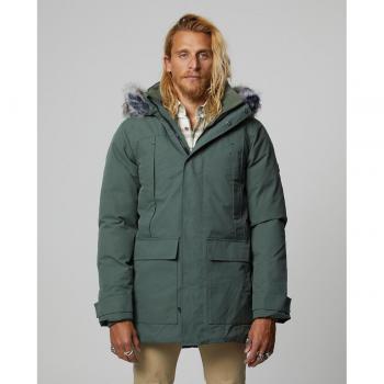 Altonadock Parka Hombre Verde Botella con Relleno