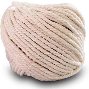 SUNTQ Beige Makramee Garn 4-lagig für Wandbehang